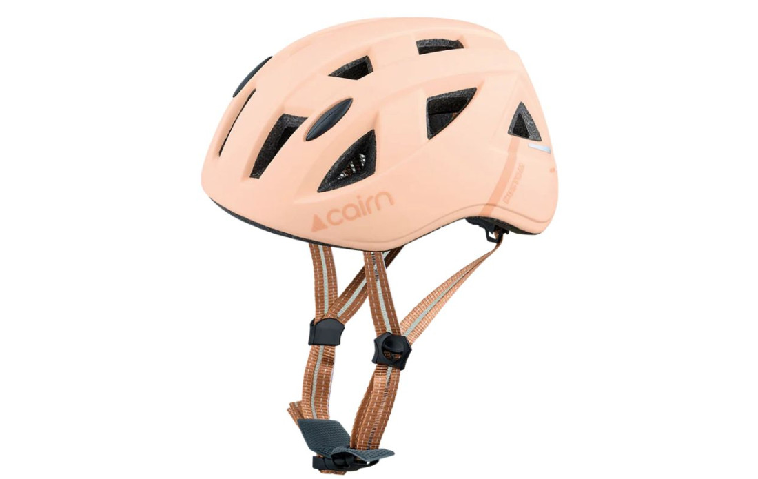 Casque vélo enfant fille Cairn Kustom Rose Mat Peach