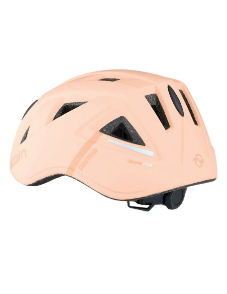 Casque vélo enfant fille Cairn Kustom Rose Mat Peach