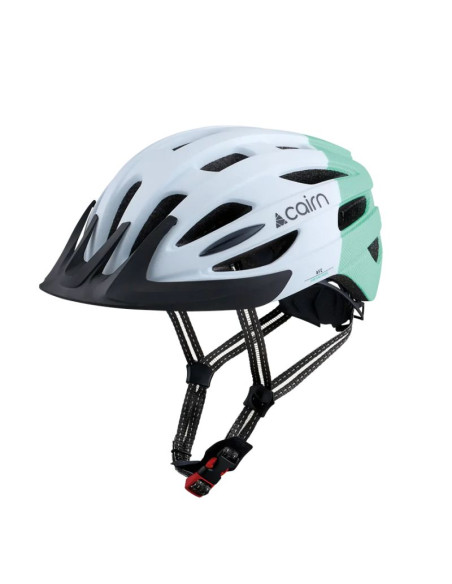 casque vélo VTT Cairn Fusion Mat Aqua