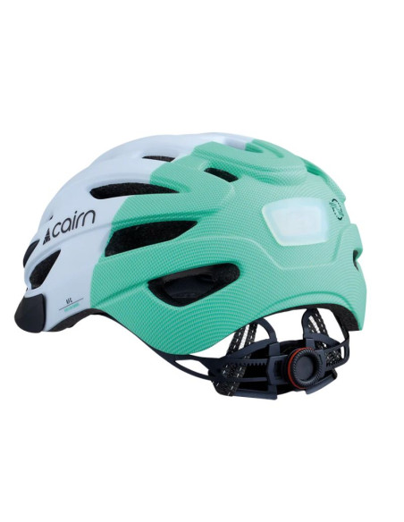 casque vélo VTT Cairn Fusion Mat Aqua
