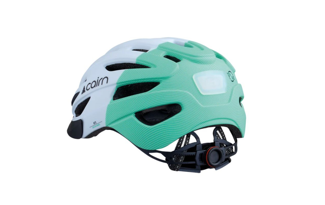 casque vélo VTT Cairn Fusion Mat Aqua