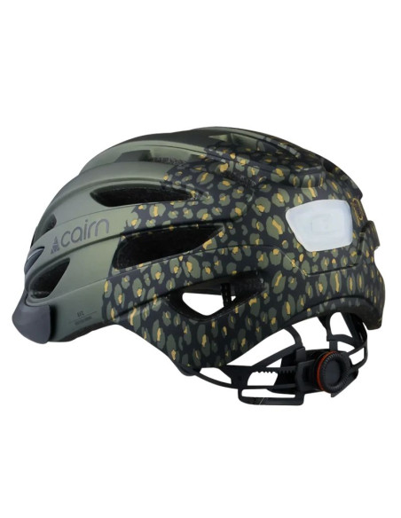 casque vélo VTT Cairn Fusion Mat Metal Olive