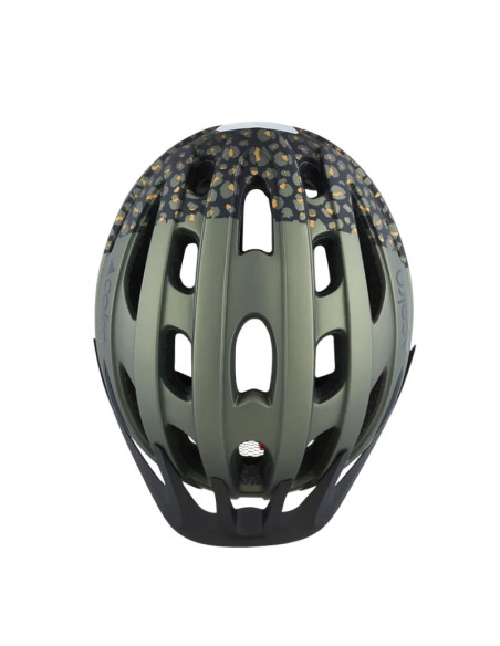 casque vélo VTT Cairn Fusion Mat Metal Olive