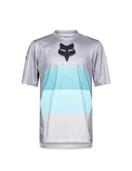 Maillot manches courtes FOX Ranger Gris/ Bleu