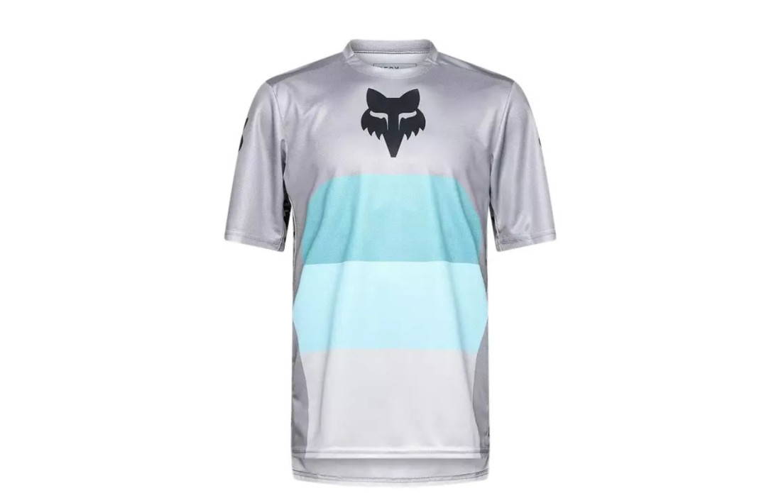 Maillot manches courtes FOX Ranger Gris/ Bleu