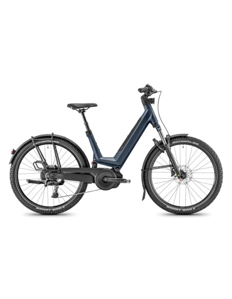 Moustache Bikes XRoad FS 4 Open 600 Wh - 2026 - Bleu marine mat
