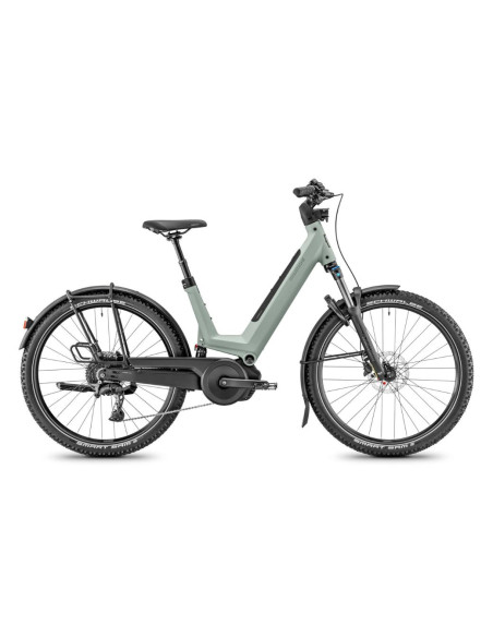 Moustache Bikes XRoad FS 4 Open 600 Wh - 2026 - Vert argile métallisé