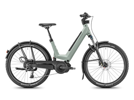 Moustache Bikes XRoad FS 4 Open 600 Wh - 2026 - Vert argile métallisé