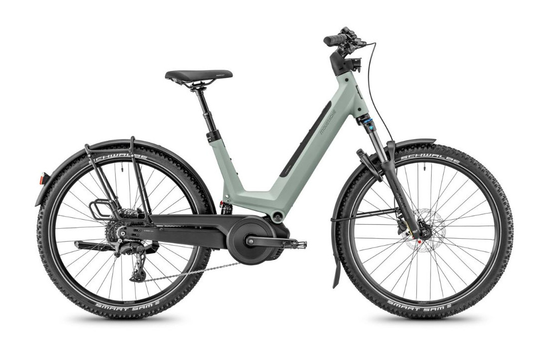 Moustache Bikes XRoad FS 4 Open 600 Wh - 2026 - Vert argile métallisé