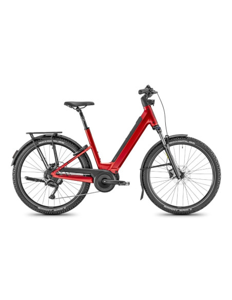 Moustache Bikes XRoad 2 Open 540Wh - 2027 - Rouge profond métal mat