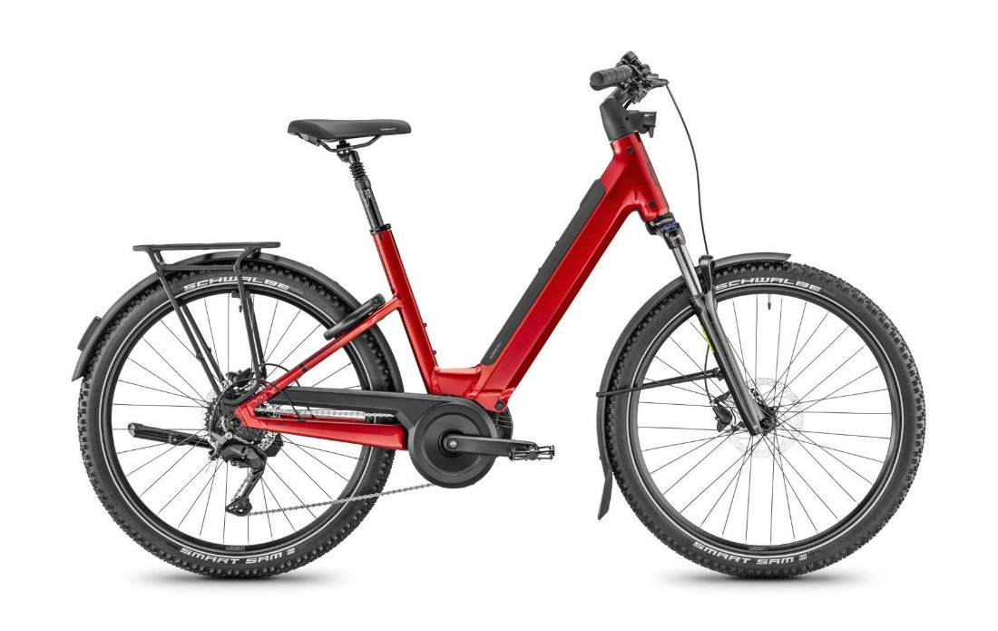 Moustache Bikes XRoad 2 Open 540Wh - 2027 - Rouge profond métal mat