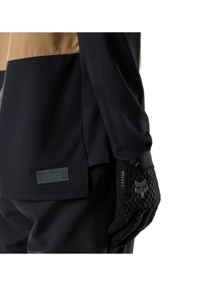 Maillot VTT Hiver FOX Defend Thermal Beige/Marron