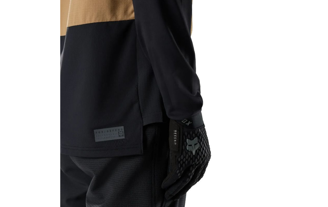 Maillot VTT Hiver FOX Defend Thermal Beige/Marron