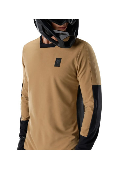 Maillot VTT Hiver FOX Defend Thermal Beige/Marron