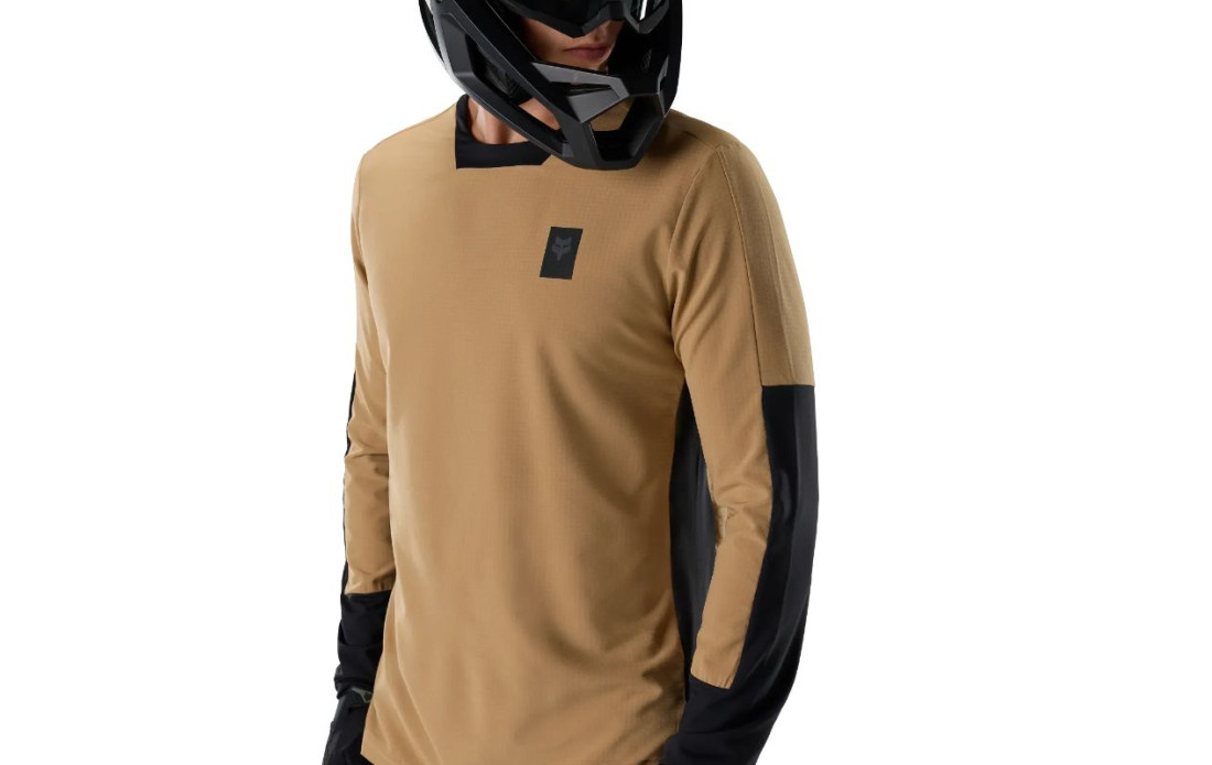 Maillot VTT Hiver FOX Defend Thermal Beige/Marron