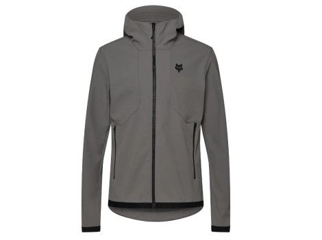 Veste à capuche VTT FOX Ranger Fire Gris étain
