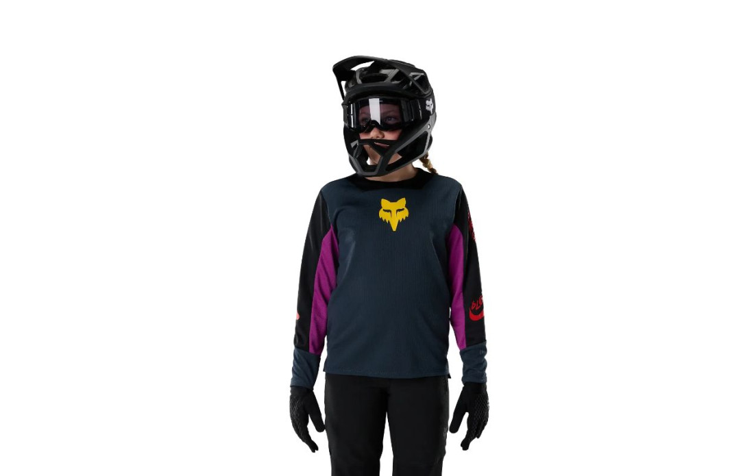Maillot manches longues VTT Enfant Fox Defend...