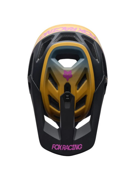 Casque VTT intégral Fox Proframe RS Heatstack Jaune/Noir