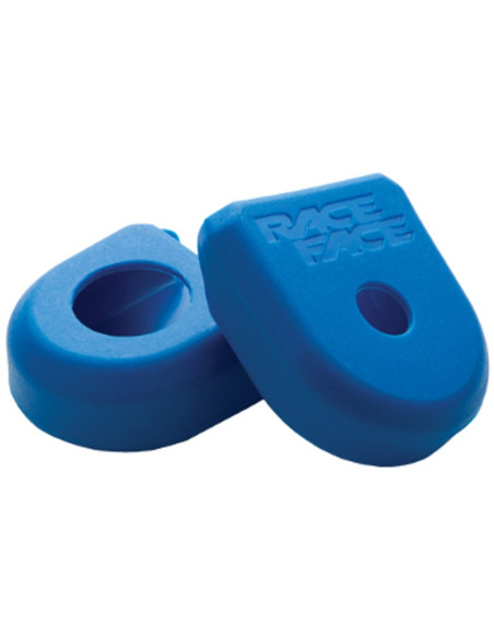 Protège manivelles Race Face Carbon Crank Boot - Bleu