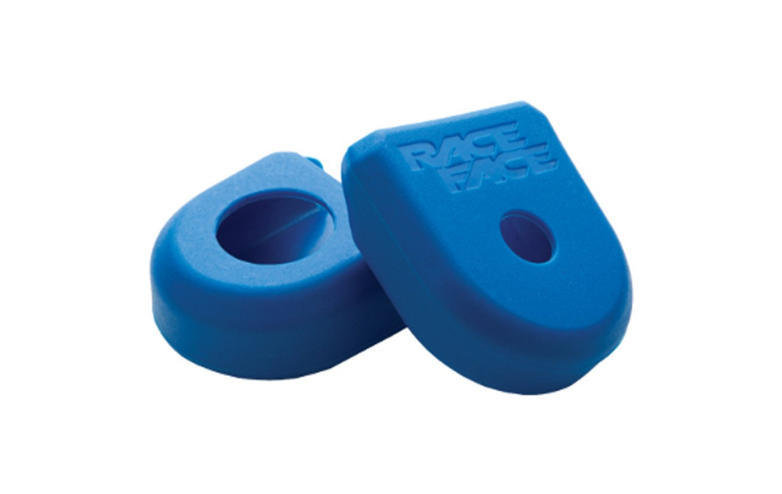 Protège manivelles Race Face Carbon Crank Boot - Bleu