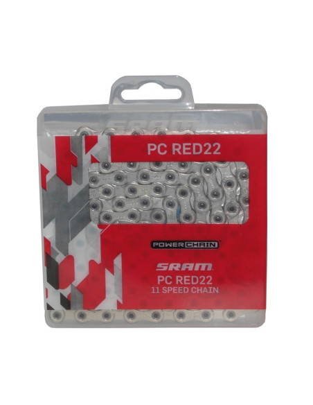 Chaîne Sram PC Red22 HollowPin - 11 vitesses