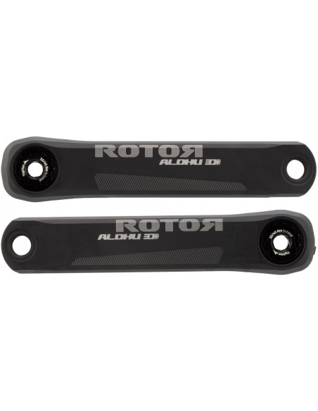 Manivelles Rotor Aldhu 3D+ 172.5 mm - Noires