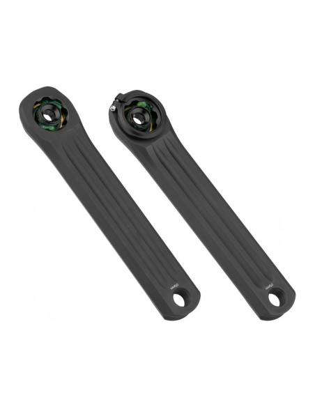 Manivelles Rotor Aldhu 3D+ 172.5 mm - Noires