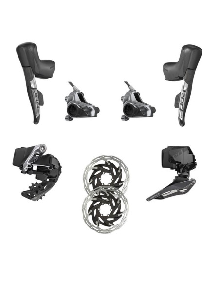 Manette dérailleur/ Frein/ Disques/ Chargeur Sram Groupe RED AXS 2X Groupset HRD FM