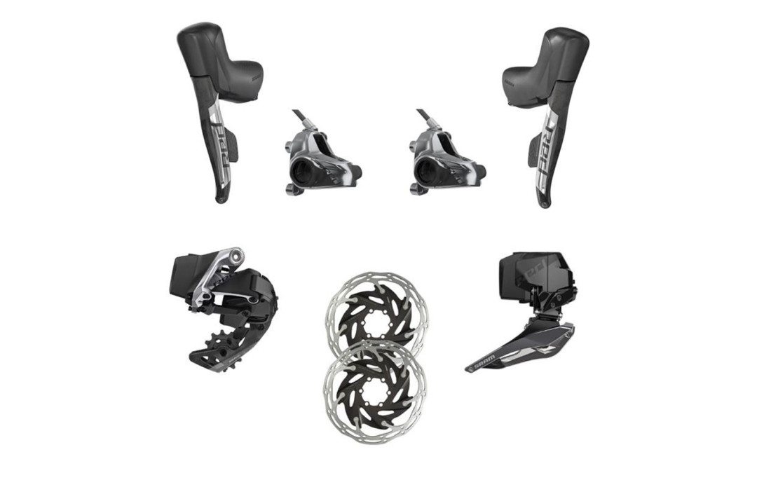 Manette dérailleur/ Frein/ Disques/ Chargeur Sram Groupe RED AXS 2X Groupset HRD FM
