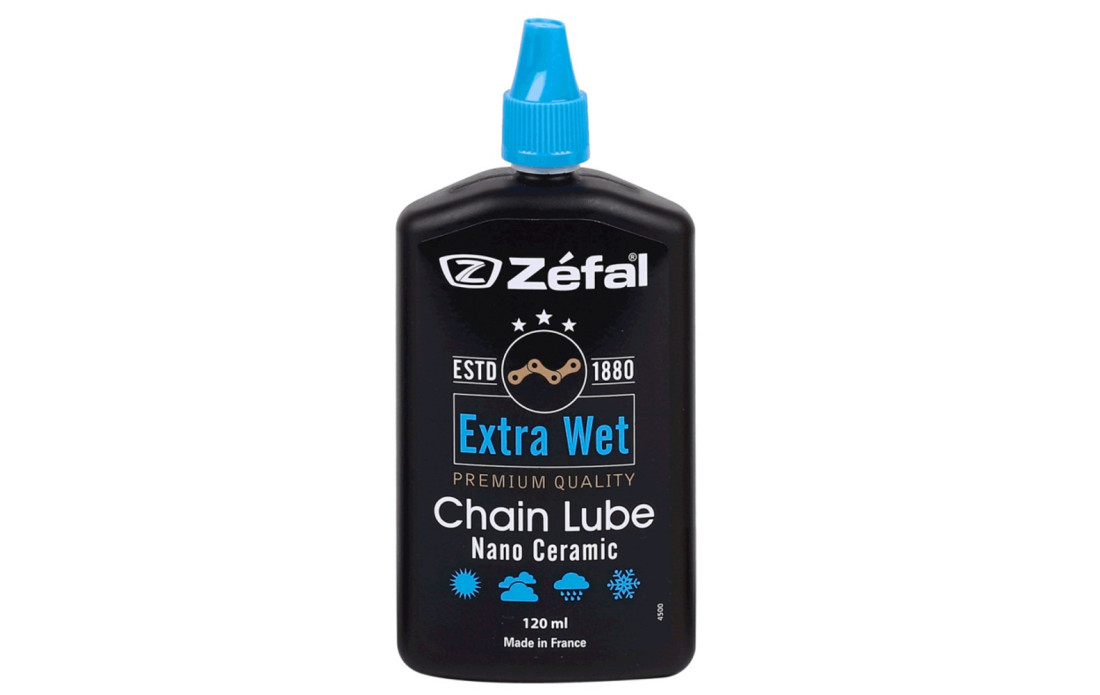 Huile chaîne vélo Zéfal Extra Wet Lub - 120 ml