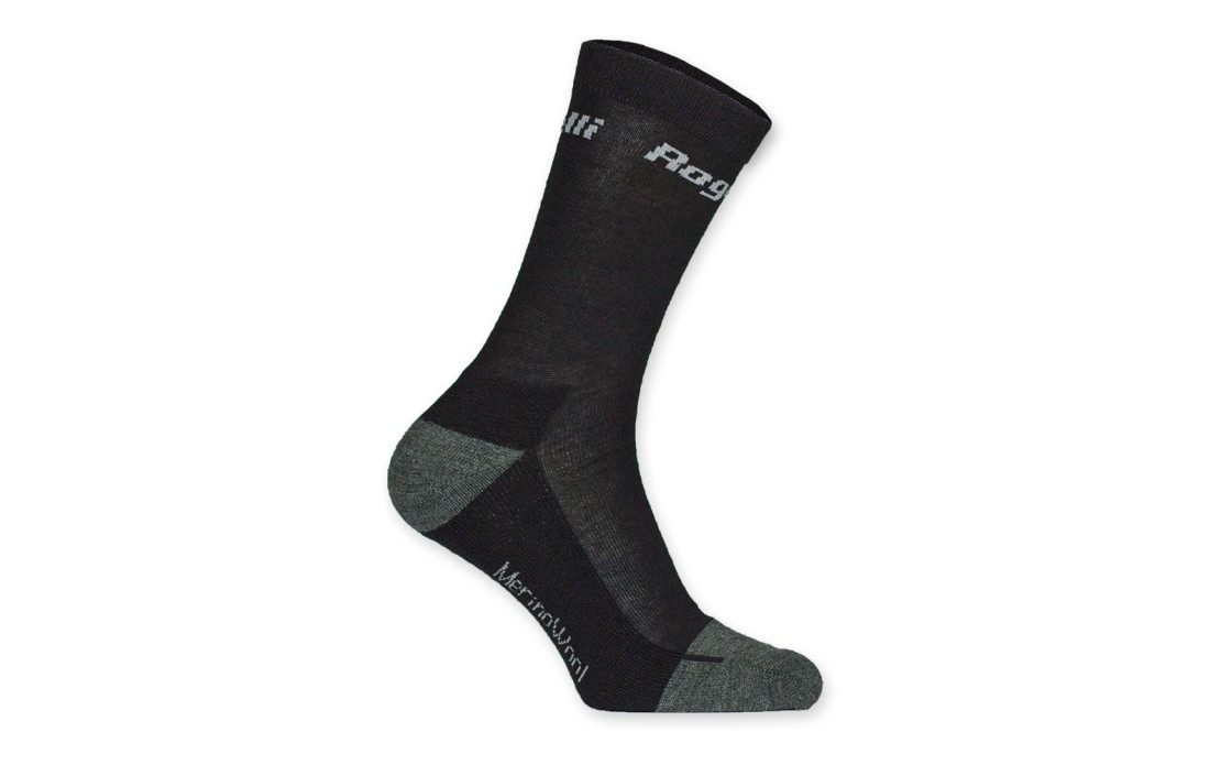 Chaussettes hiver Rogelli Merino Noir/gris
